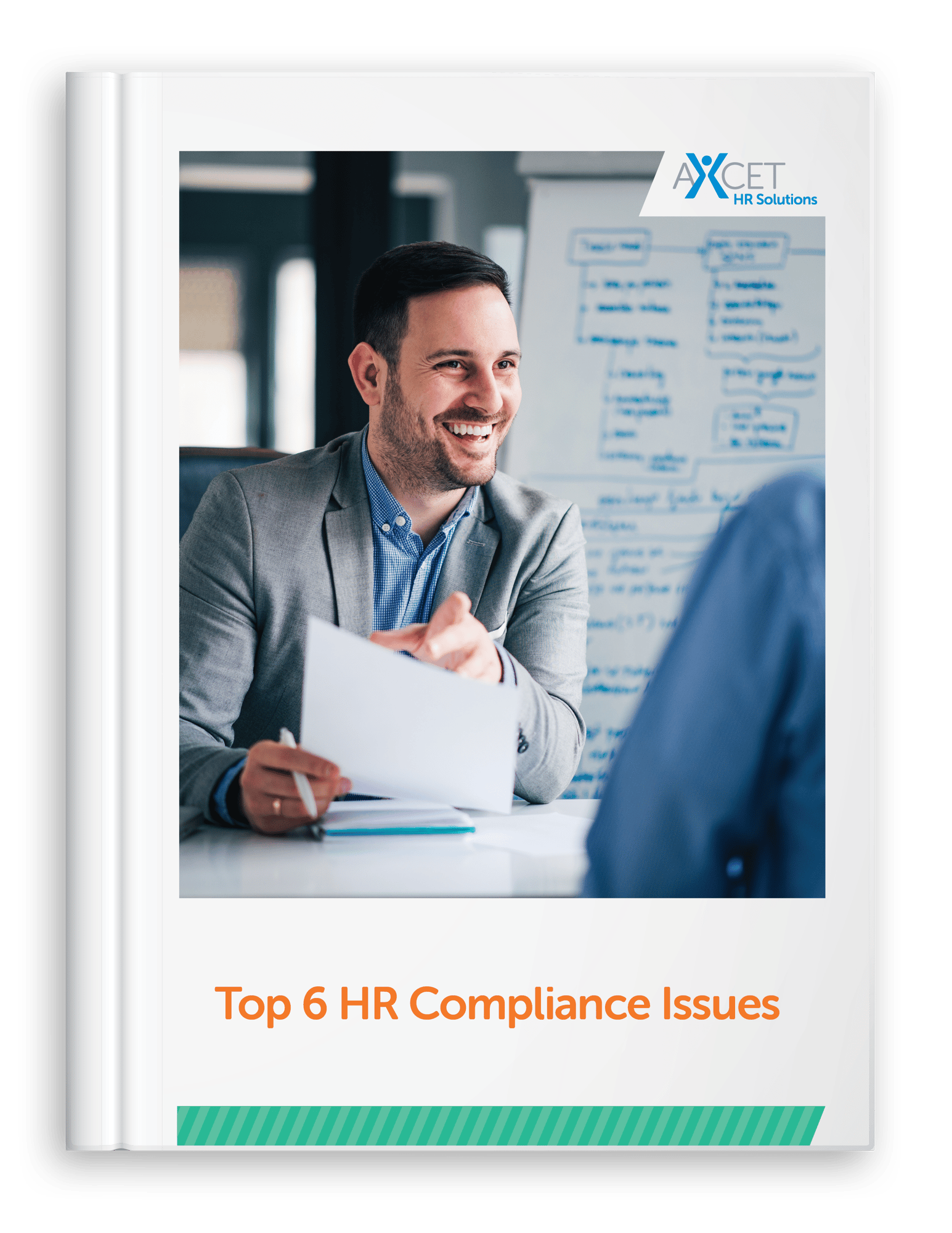 Top 6 HR Compliance Issues - 3D cover