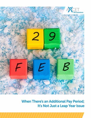 When theres an additional pay period; its not just a leap year issue - cover
